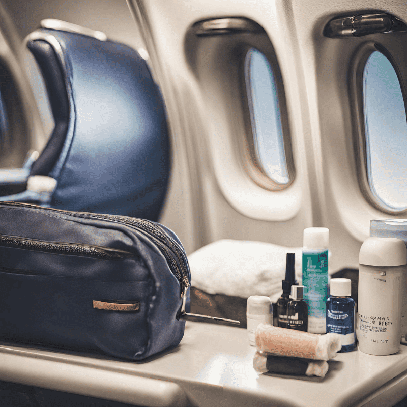 Où mettre sa trousse de toilette dans l’avion