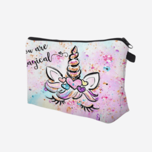 Trousse de toilette enfant imprimé licorne profile