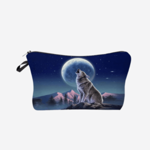 Trousse de toilette enfant imprimé loup