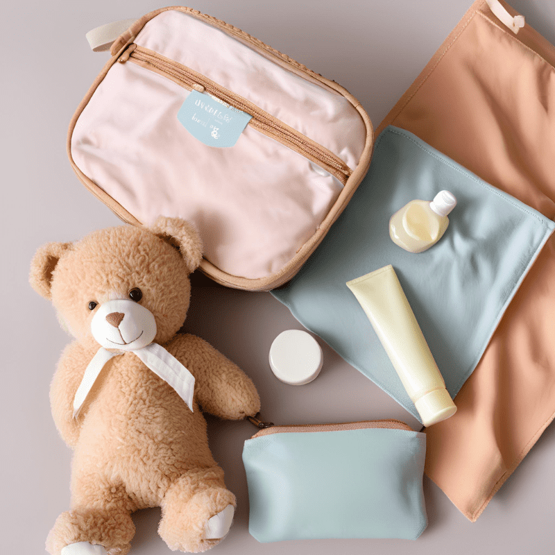 Trousse de toilette bébé avec nounours